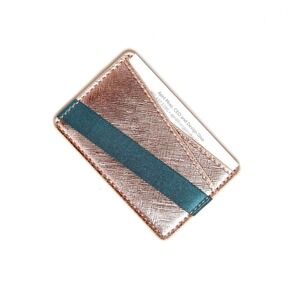 NWT Tech Candy To have & to hold origami phone back wallet navy gold